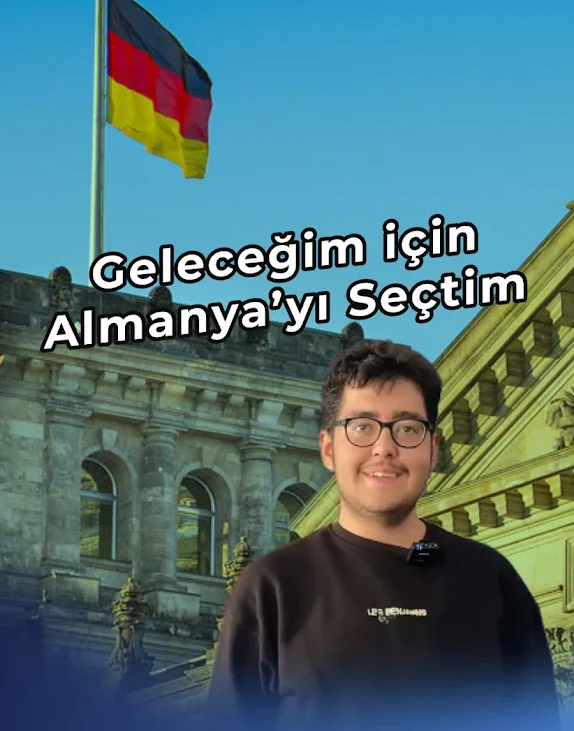 Almanya'da üniversite eğitimi için danışmanlık alan öğrenci
